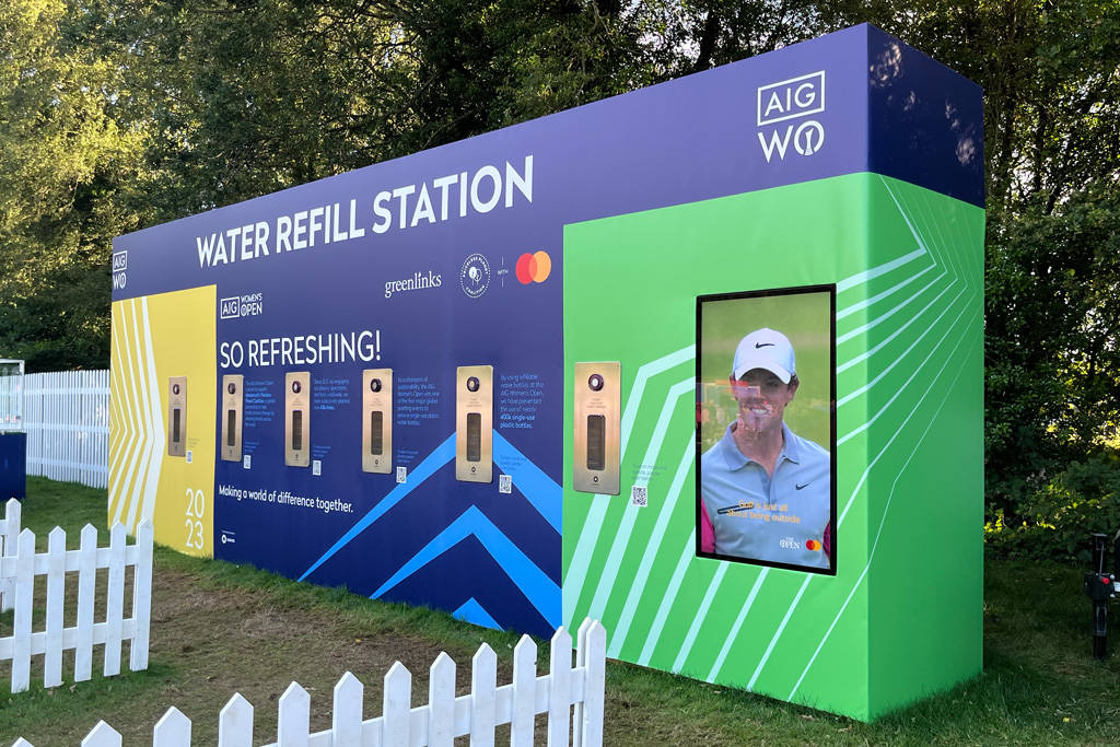 Water Refill Station at the AIG Women's Open